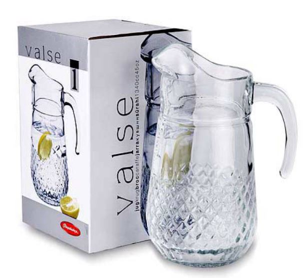 Кувшин стекло Вальс 1340 мл 43474